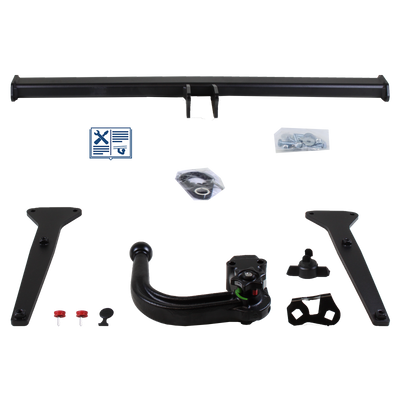 Westfalia Trekhaak afneembaar incl. TowTec elektrische set 7polig universeel
