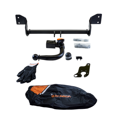 TowCar Trekhaak afneembaar incl. TowTec elektrische set 7polig specifiek