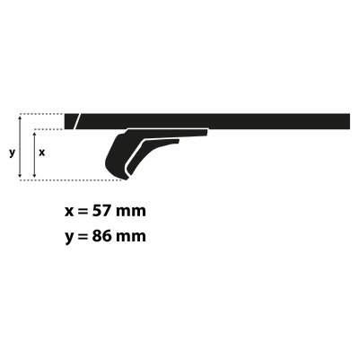 Dakdrager G3 Clop 110 cm