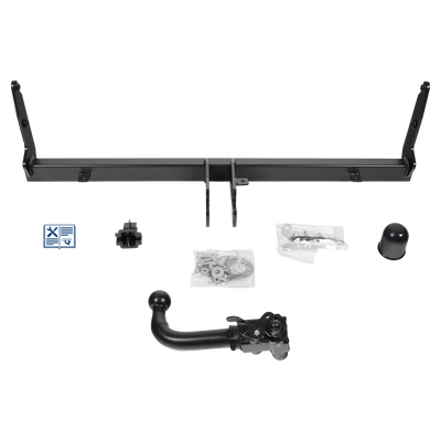AUTO-HAK Trekhaak afneembaar incl. TowTec elektrische set 7polig specifiek