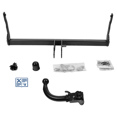 AUTO-HAK Trekhaak afneembaar incl. TowTec elektrische set 7polig specifiek