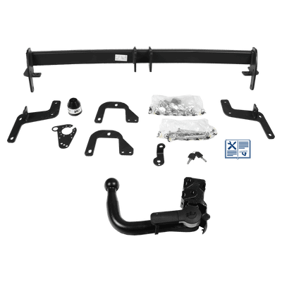 Attelage rotule démontable GDW + faisceau TowTec universel 7 broches