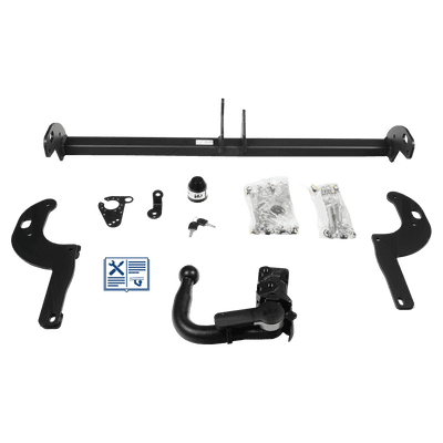 GDW Trekhaak afneembaar incl. TowTec elektrische set 7polig universeel