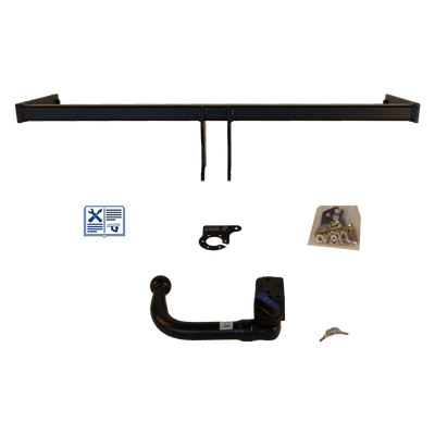 AUTO-HAK Trekhaak afneembaar incl. TowTec elektrische set 7polig specifiek