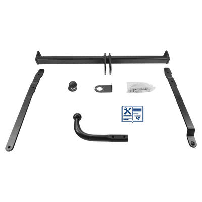 Hak-Pol Trekhaak stijf incl. TowTec elektrische set 7polig universeel