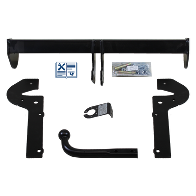 Hak-Pol Trekhaak stijf incl. TowTec elektrische set 7polig universeel