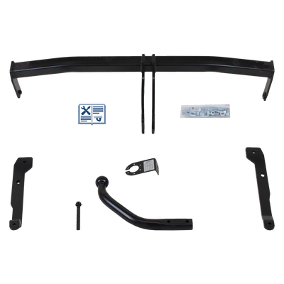 Hak-Pol Trekhaak stijf incl. TowTec elektrische set 7polig universeel