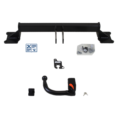 TowCar Trekhaak afneembaar incl. TowTec elektrische set 7polig universeel