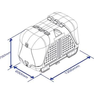 Achterbox TowBox V2 zwart