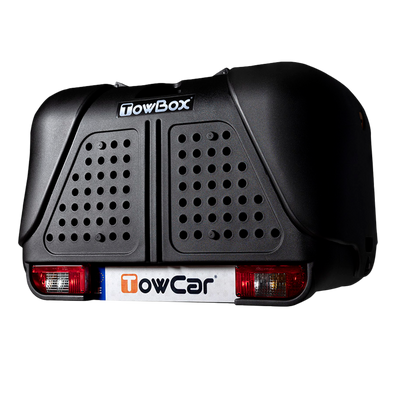 Transportbox voor op de trekhaak TowBox V2 Dog zwart