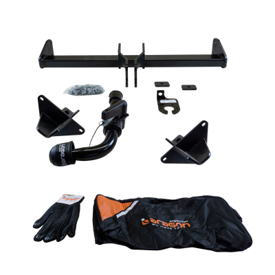 Attelage rotule démontable TowCar + faisceau TowTec spécifique 7 broches